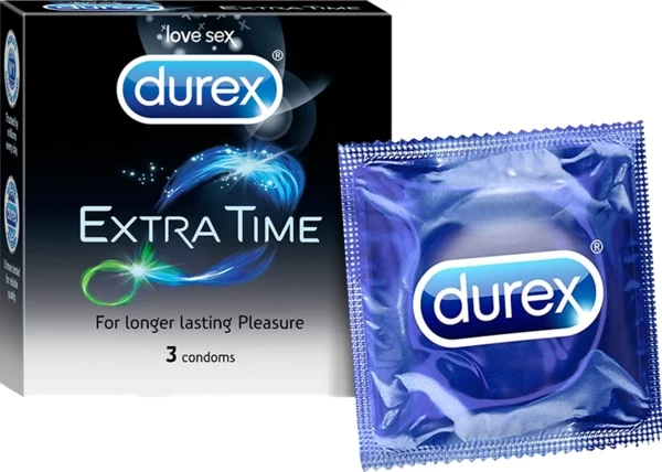 Durex Condoms Extra Time- 3 Pieces